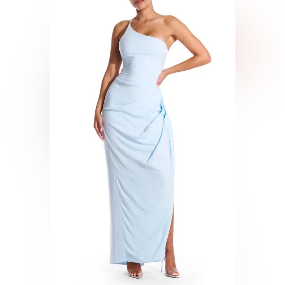 Naked Wardrobe Light Blue Dress